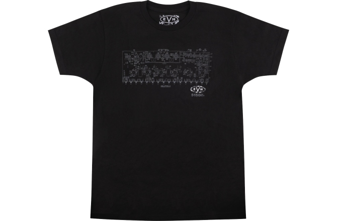 Tricou EVH Schematic T-Shirt Black XL
