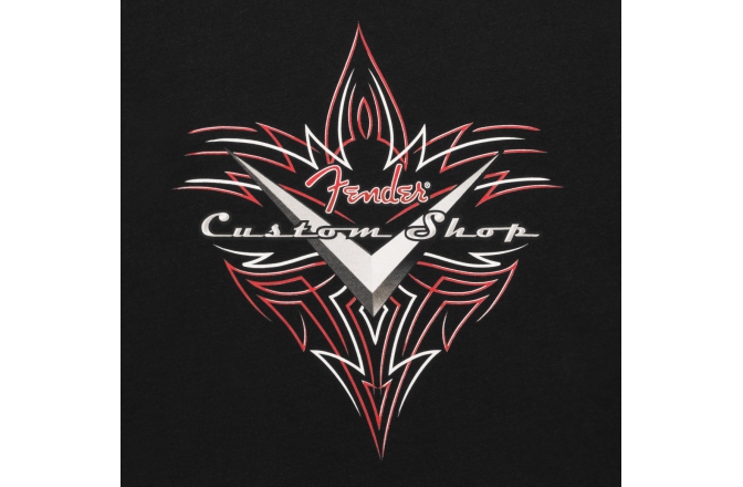 Tricou Fender Custom Shop Pinstripe T-Shirt Black XL