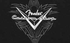 Tricou Fender Custom Shop Pinstripe T-Shirt Black XL