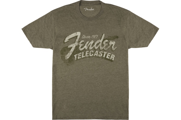 Fender Since 1951 Telecaster T-Shirt Military Heather Green M
