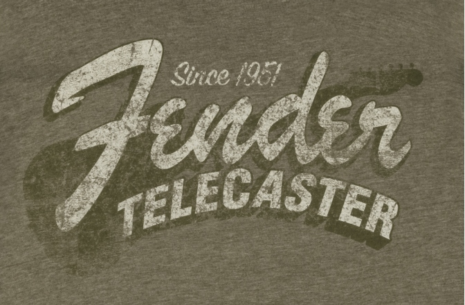 Tricou Fender Fender Since 1951 Telecaster T-Shirt Military Heather Green XL
