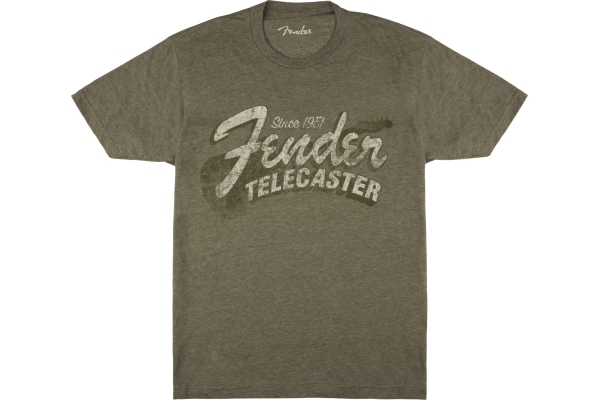 Since 1951 Telecaster T-Shirt Military Heather Green M Since 1951 Telecaster T-Shirt Military Heather Green M
