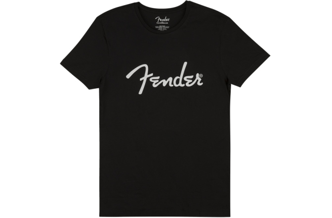 Tricou Fender Spaghetti Logo Men's Tee Black Small