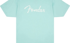 Tricou Fender Spaghetti Logo T-Shirt Daphne Blue XXL