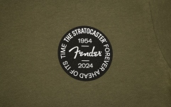 Tricou Fender Stratocaster 70th Anniversary Badge Tee Olive S