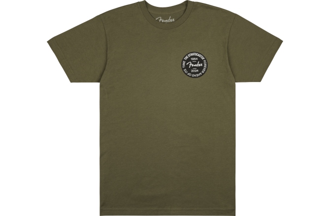 Tricou Fender Stratocaster™ 70th Anniversary Badge Tee Olive XL