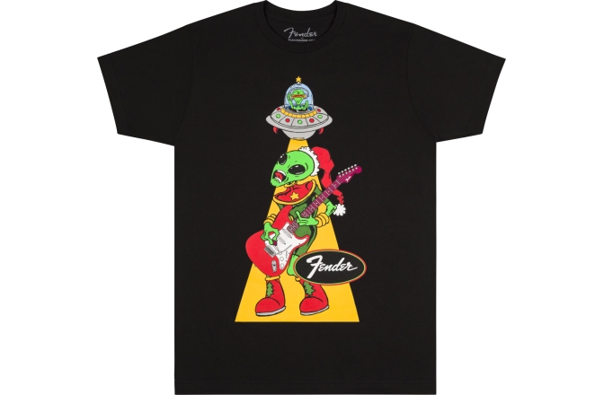 Tricou Fender Ugly Christmas Tee Alien Blk L