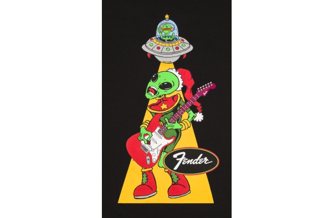 Tricou Fender Ugly Christmas Tee Alien Blk L