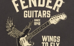 Tricou Fender Wings To Fly T-Shirt Vintage Black S