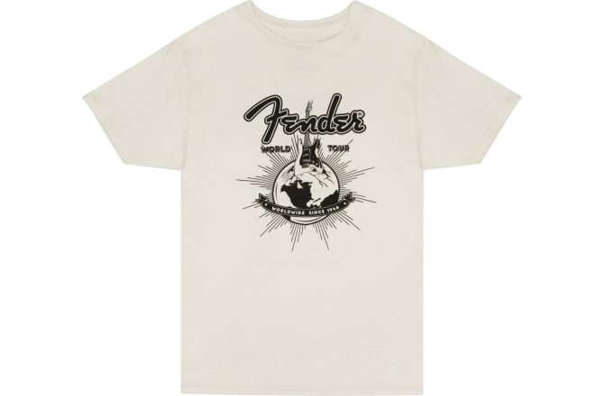 Tricou Fender  World Tour T-Shirt Vintage White XXL