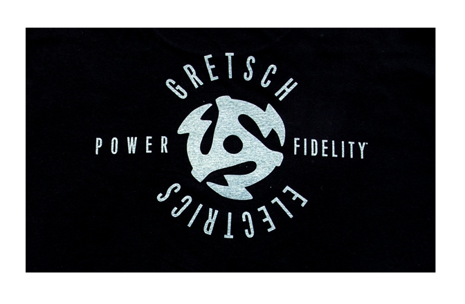 Tricou Gretsch Gretsch Power & Fidelity™ 45RPM Graphic T-Shirt Black S