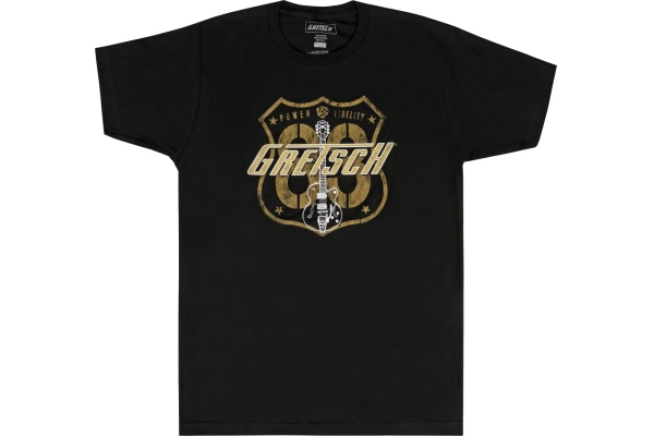 Gretsch Route 83 T-Shirt Black Medium