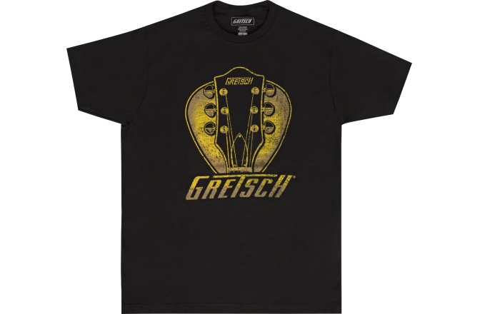 Tricou Gretsch Guitars Headstock Pick T-Shirt Black XL