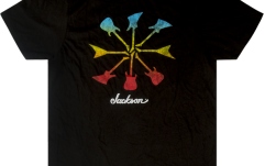 Tricou Jackson Guitar Shapes T-Shirt Black S