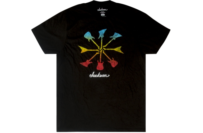 Tricou Jackson Guitar Shapes T-Shirt Black S