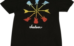 Tricou Jackson Guitar Shapes T-Shirt Black XL