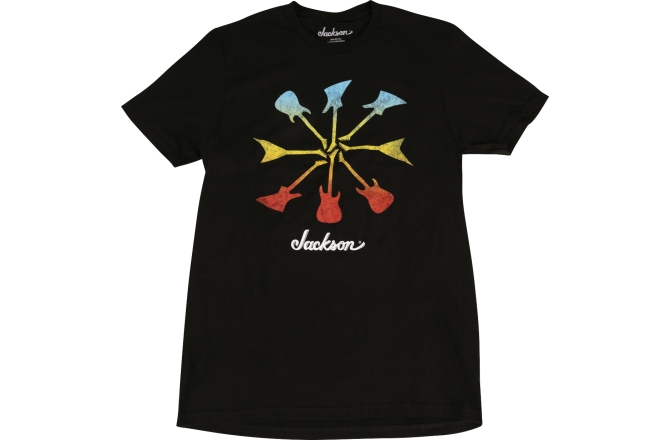 Tricou Jackson Guitar Shapes T-Shirt Black XL