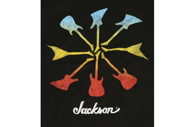 Tricou Jackson Guitar Shapes T-Shirt Black XL