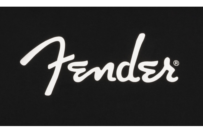 Tricou mânecă lungă Fender Spaghetti Logo Long-Sleeve T-shirt, Black, XXL