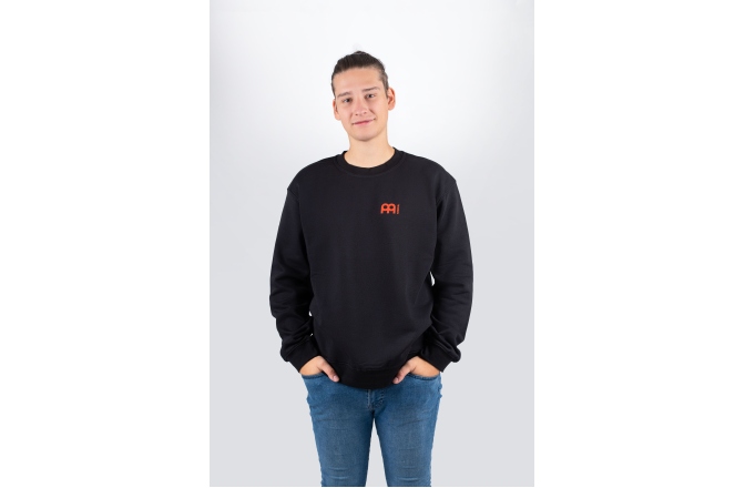 Tricou mânecă lungă Meinl Black  sweatshirt with logo on left chest