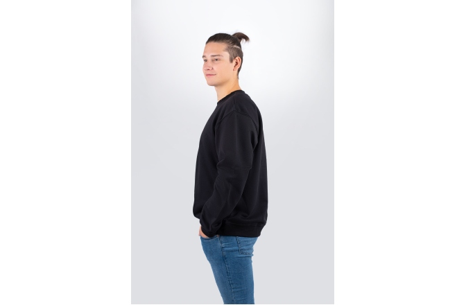 Tricou mânecă lungă Meinl Black  sweatshirt with logo on left chest
