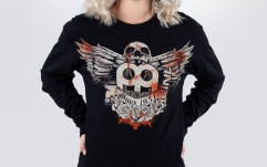 Tricou mânecă lungă Meinl longsleeve black with imprinted jawbreaker frontprint