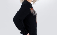 Tricou mânecă lungă Meinl longsleeve black with imprinted jawbreaker frontprint