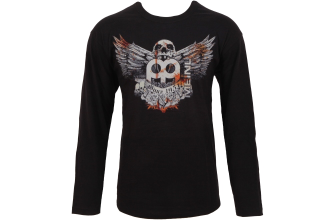 Tricou mânecă lungă Meinl longsleeve black with imprinted jawbreaker frontprint