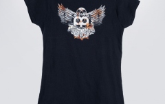 Tricou Meinl Black T-Shirt With Imprinted White Jawbreaker Logo On Chest - Girlie L
