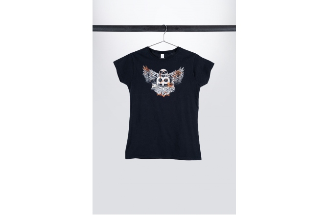 Tricou Meinl Black T-Shirt With Imprinted White Jawbreaker Logo On Chest - Girlie L