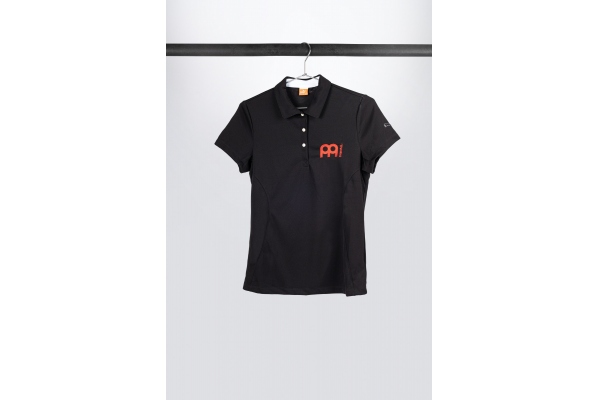 Polo-Shirt Schwarz Mit Rotem Meinl Logo S