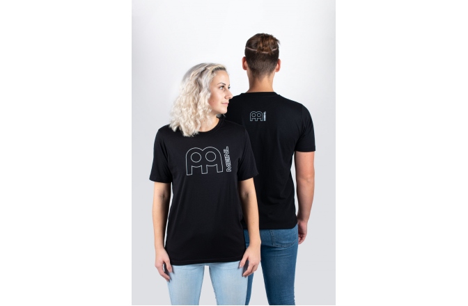 Tricou Meinl T-Shirt Black - With Hollow Meinl Logo M