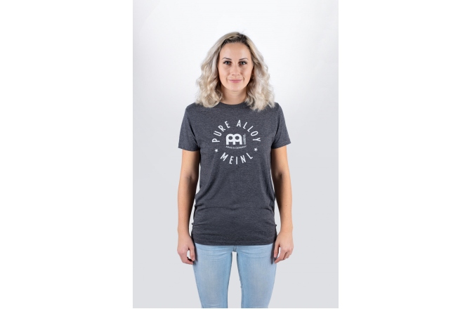 Tricou Meinl T-Shirt Charcoal - With Pure Alloy Logo S