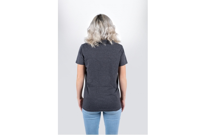 Tricou Meinl T-Shirt Charcoal - With Pure Alloy Logo S