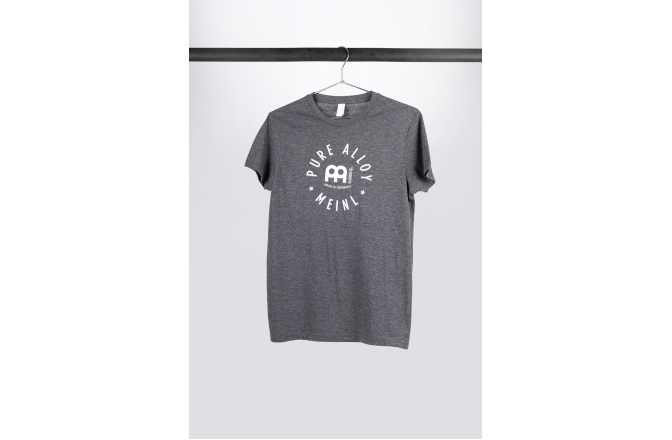 Tricou Meinl T-Shirt Charcoal - With Pure Alloy Logo S