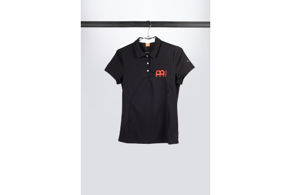 Woman Polo-Shirt Schwarz Mit Rotem Meinl Logo M Woman Polo-Shirt Schwarz Mit Rotem Meinl Logo M
