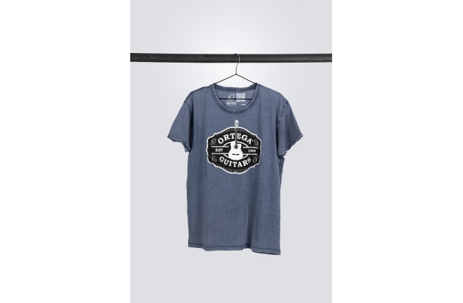 Tricou Ortega Americana Guitar T-Shirt - Vintage Washed Blue/L