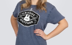 Tricou Ortega Americana Guitar T-Shirt - Vintage Washed Blue/L