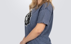 Tricou Ortega Americana Guitar T-Shirt - Vintage Washed Blue/L