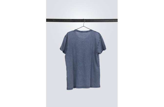 Tricou Ortega Americana Guitar T-Shirt - Vintage Washed Blue/XL