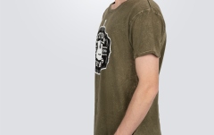 Tricou Ortega Americana Guitar T-Shirt - Vintage Washed Green/M
