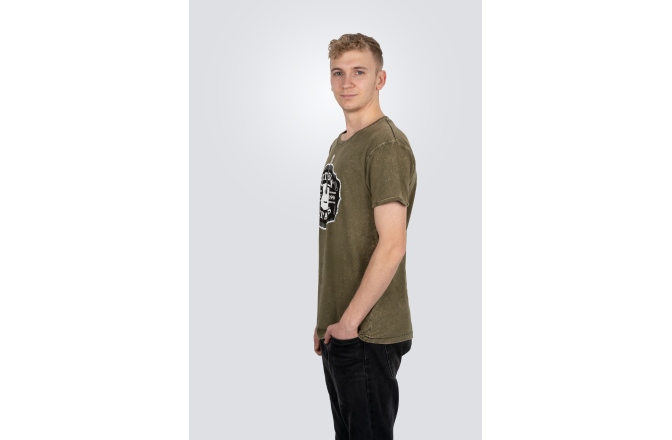 Tricou Ortega Americana Guitar T-Shirt - Vintage Washed Green/M