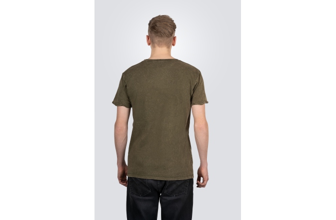 Tricou Ortega Americana Guitar T-Shirt - Vintage Washed Green/M
