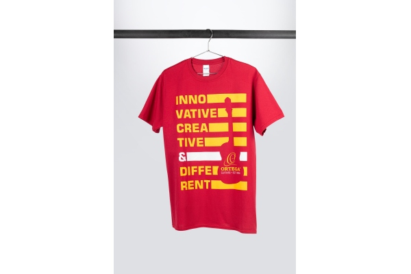 T-Shirt "Bars" - Burgundy Red T-Shirt "Bars" - Burgundy Red