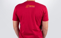 Tricou Ortega T-Shirt "Bars" - Burgundy Red