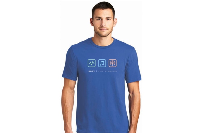 Tricou Zoom T-Shirt Icon Blue Size S