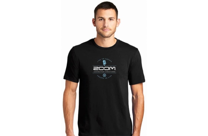 Tricou Zoom T-Shirt Live to Create Black Size L