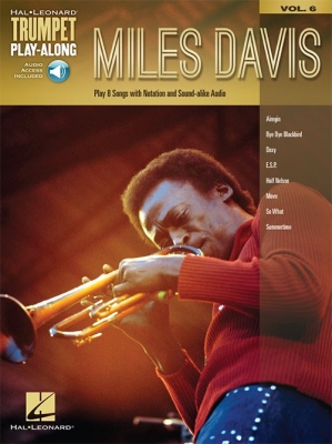 No brand Trumpet Play-Along Volume 6: Miles Davis (Book/Online Audio) 