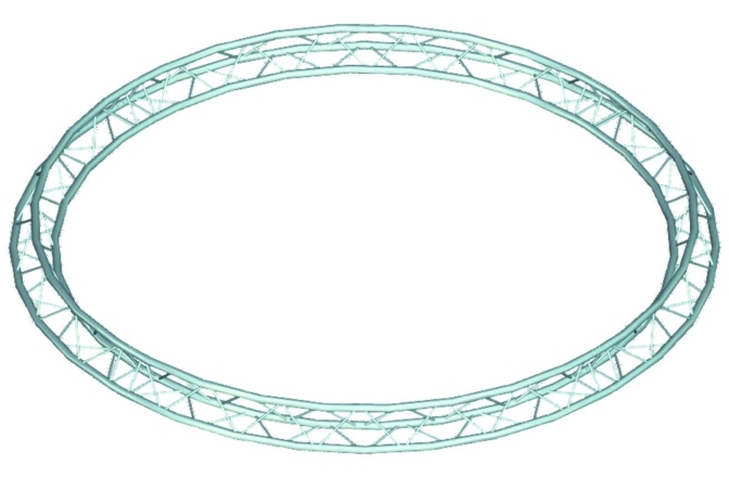 Truss Alutruss TRILOCK 6082 Circlepart 6m inside 45° >