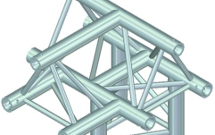 Truss Alutruss TRILOCK E-GL33 T-43 4-Way Piece 